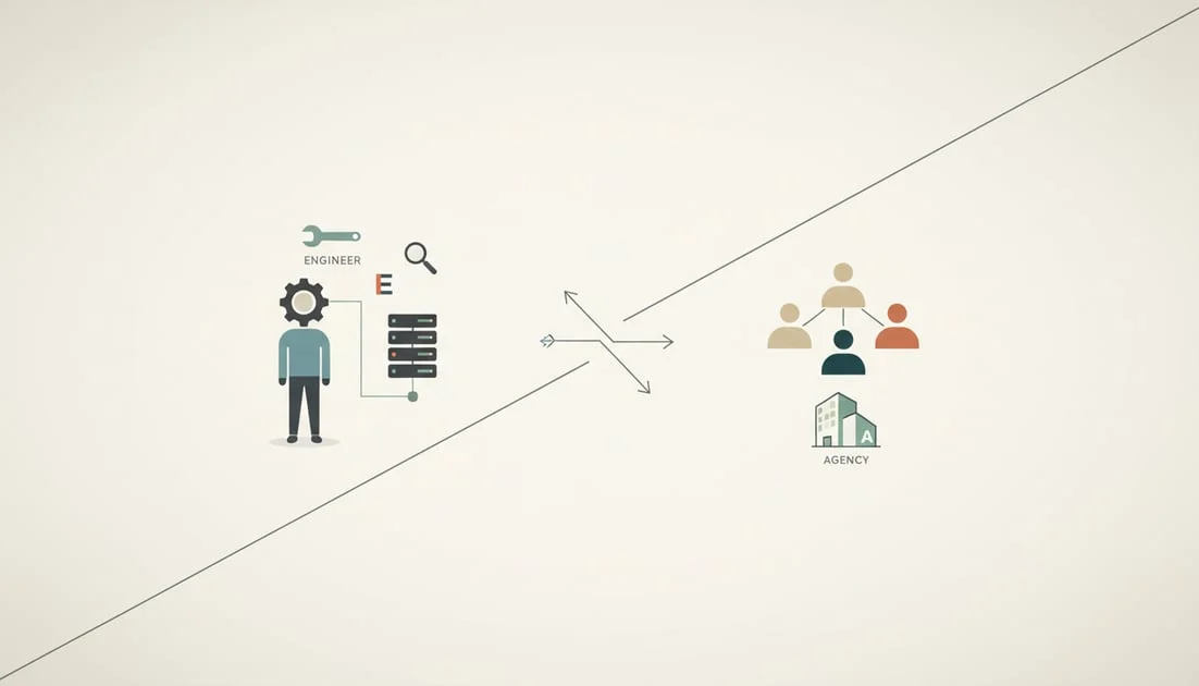 Technical SEO hiring guide: engineer vs agency 2026